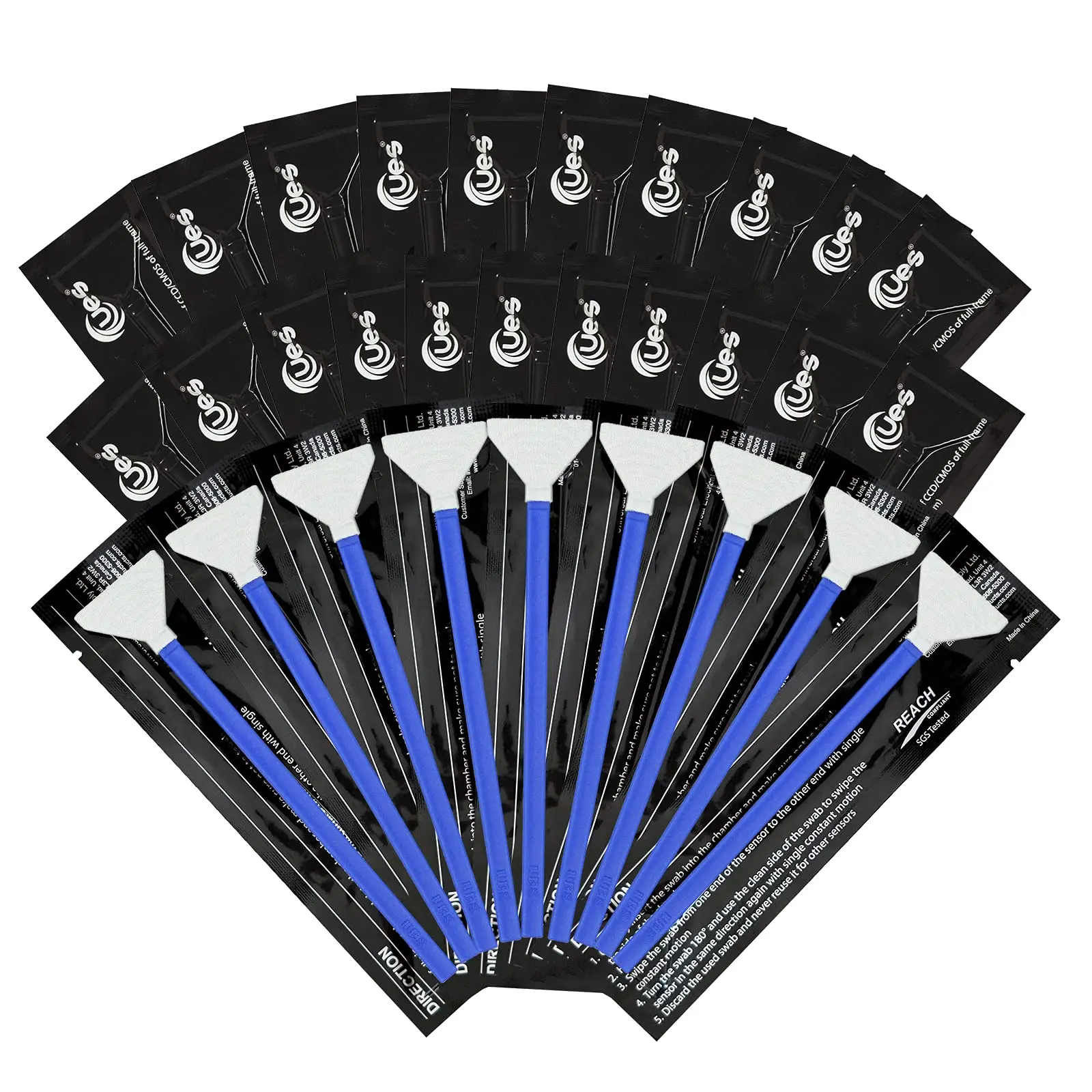 DSLR Camera Sensor Cleaning Kit 30 pcs Dry Swab Pack CCD CMOS Cleaner for Sony Nikon Canon SLR