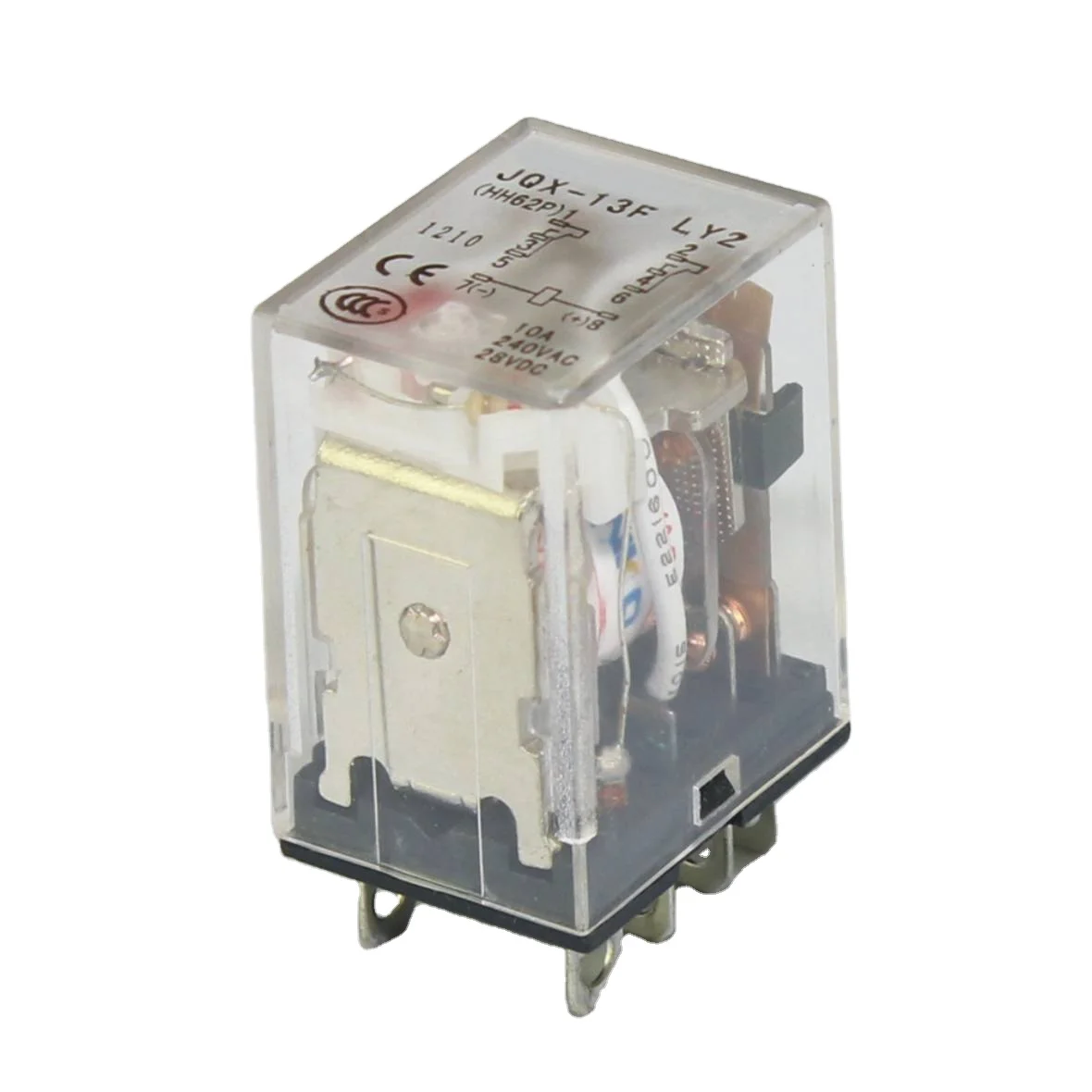 10A 240VAC 28VDC General Purpose Relay 2NO 2NC 8 Pin Voltage Relay Electromagnetic Relay Used in Engine Control