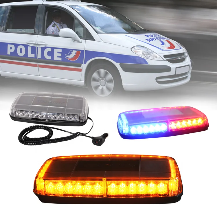 LYAF 15W 10W Police Emergency Vehicles LED Removable Magnetical Warning Strobe Mini Lightbar