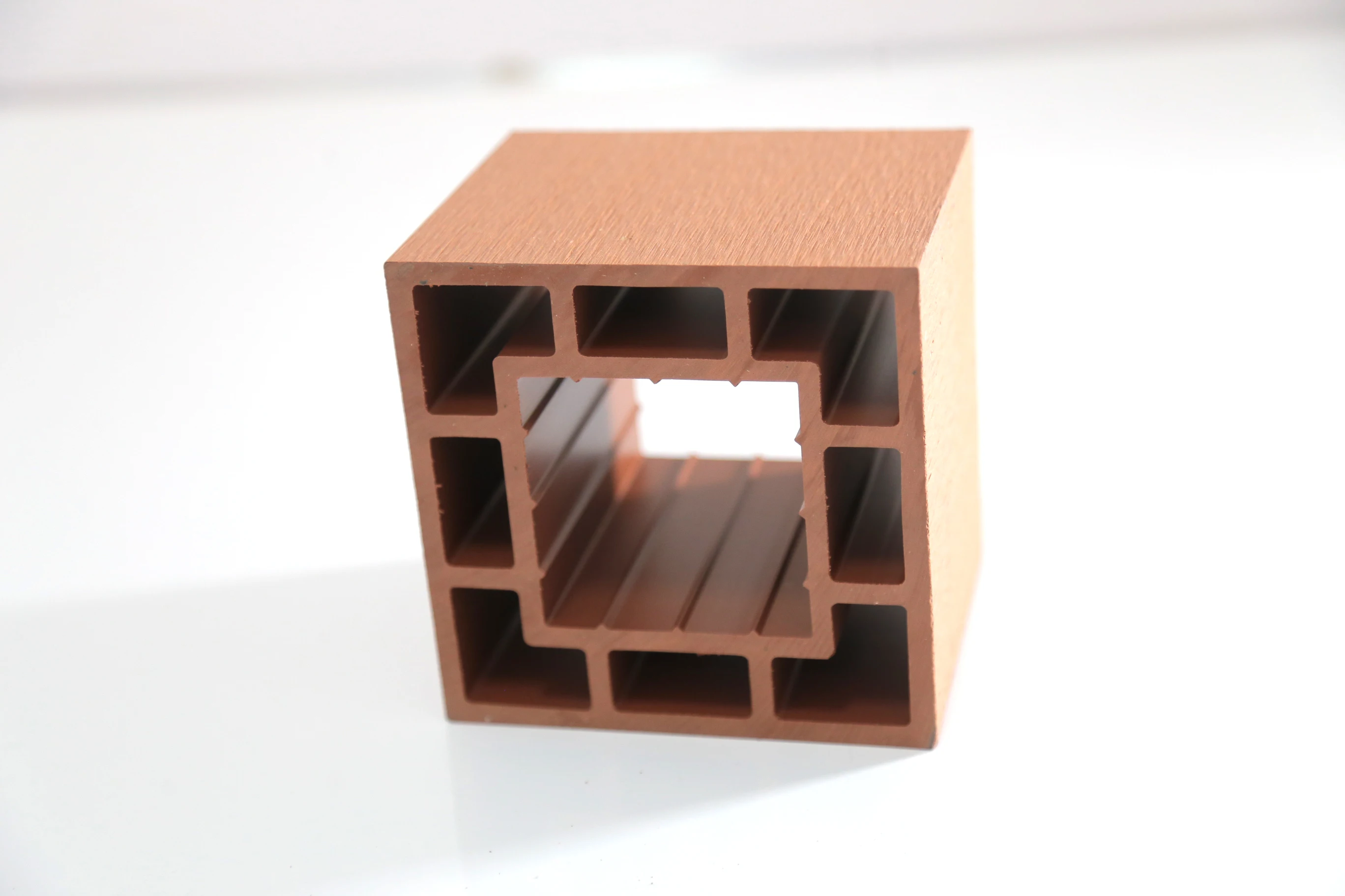 WPC hollow wood fence post garden fencing pergola handrail pavilion railing square timber tube wpc