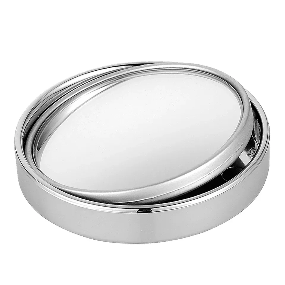360-Degree Wide Angle Blind Spot Round Side Rearview Auciliary Mirror Movable Convex Small Round Mirror For Car