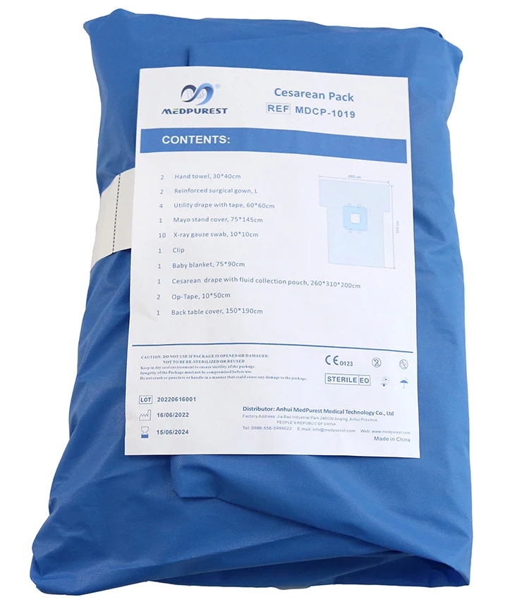 Высококачественный медицинский одноразовый акушерский/цезаретный/хирургический набор для доставки
