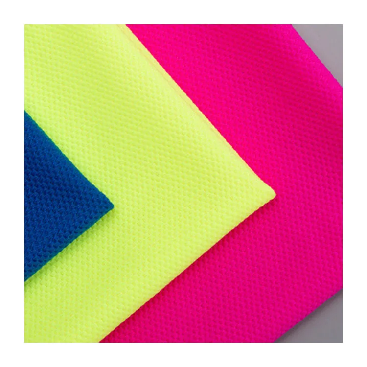 Hot Selling Customized Nylon Bead Mesh Jacquard Fabric Breathable Stretch Woven for Dresses Shoes Garments Activewear Girls Boys