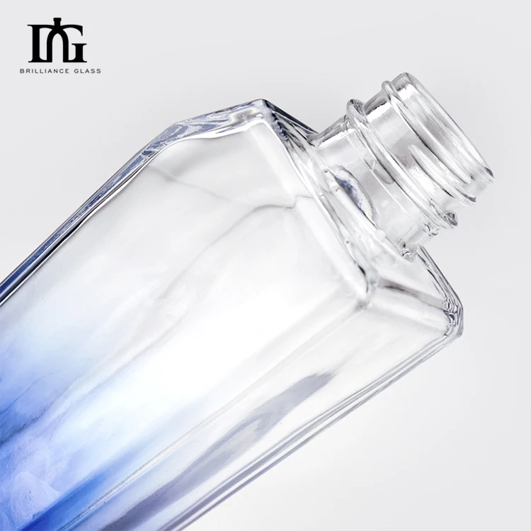 750ml wholesale empty transparent brown blue green black glass wine bottle