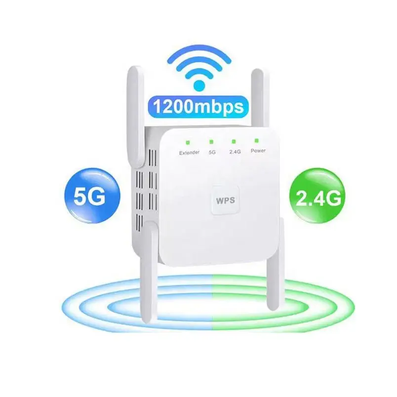 217SY 2.4Ghz 5Ghz Wireless WiFi Repeater 1200Mbps Router Extender 1200mbps Wifi Reapeter Outdoor Wifi Amplifier
