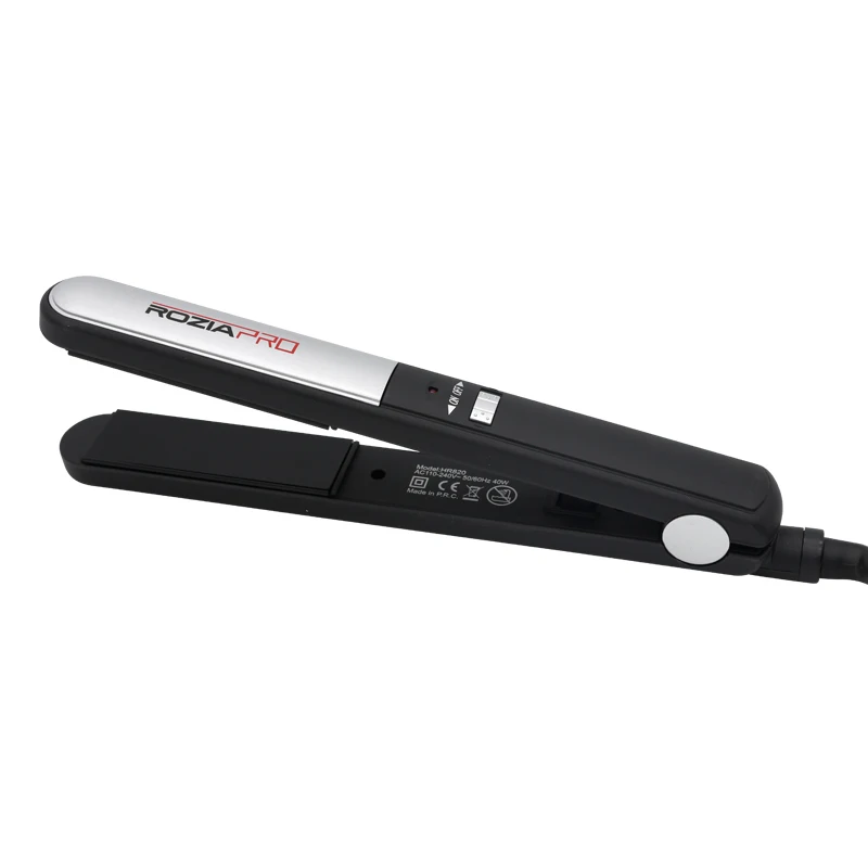 Rozia   ceramic hair straightener cream brush  mini  styling machine  hair straightener comb brush professional flat iron