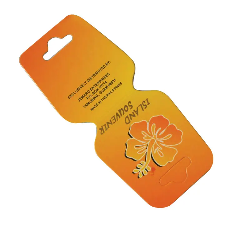 Custom Paper Euro Hole Hanger Sock Packaging Polybag Bag Topper Header Card Printing Custom Bag Topper