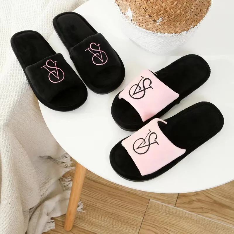 New Hot Cotton Home Slippers Winter Indoor Thermal Charming Women Shoes High Quality Flat Sandals Wholesale