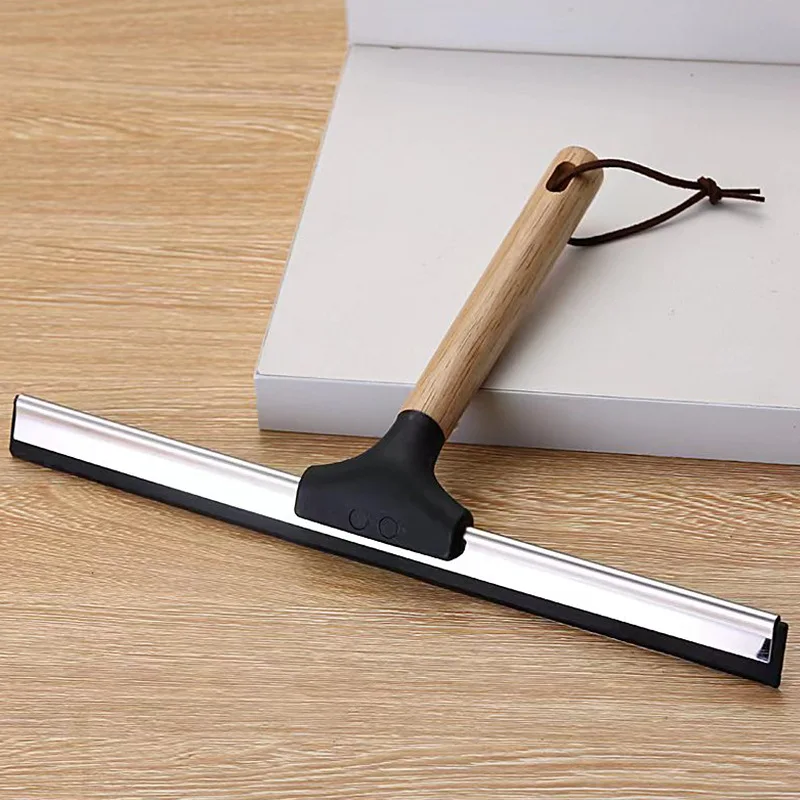 10 Inch/12inch/14inch All-Purpose Shower Wood Window Squeegee for Shower Doors Bathroom Window and Car Glass Cleaning Brush