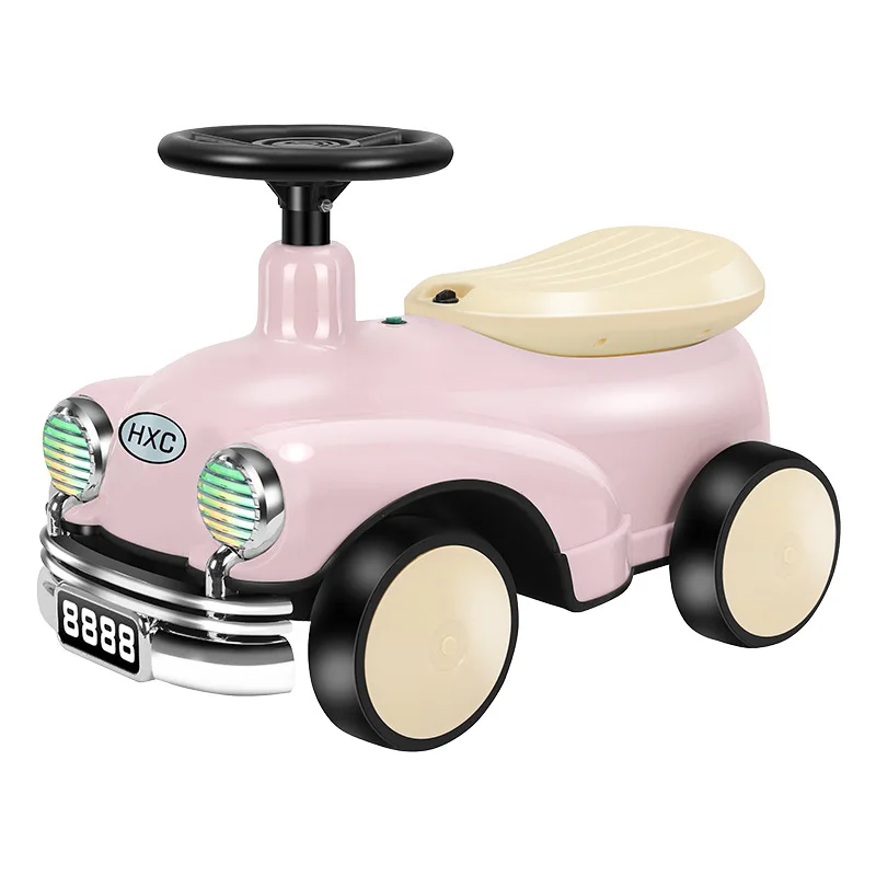 Multi Color Drive Latest Model Mucial Electric 4 Wheel Baby Swing Car Children Push Cars