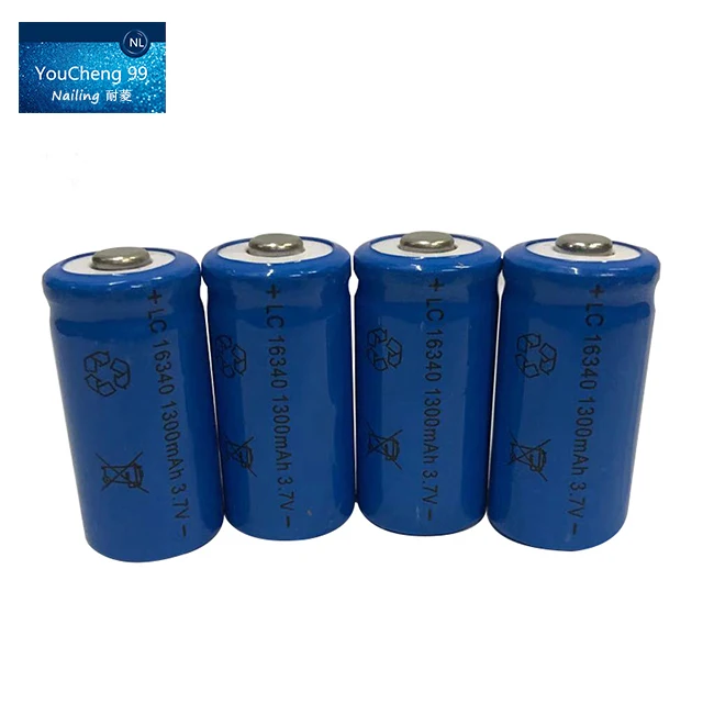 16340 lithium battery 3.7V battery rechargable Laser pointer light flashlight lithium battery