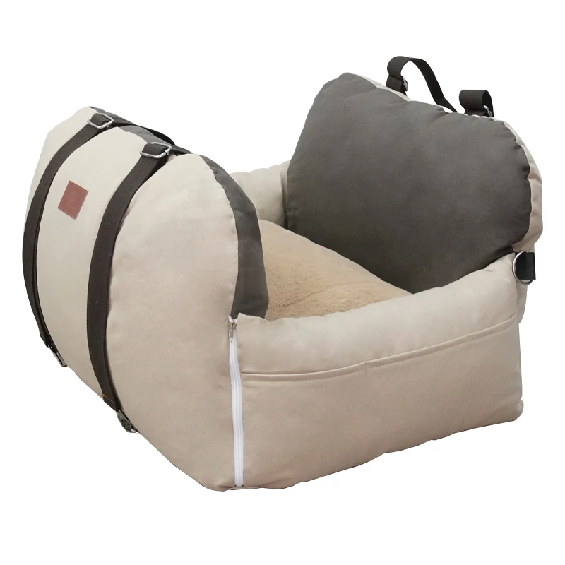Popular high quality waterproof travel bolster dog car seat pet car seats for small dogs and puppies weighing
