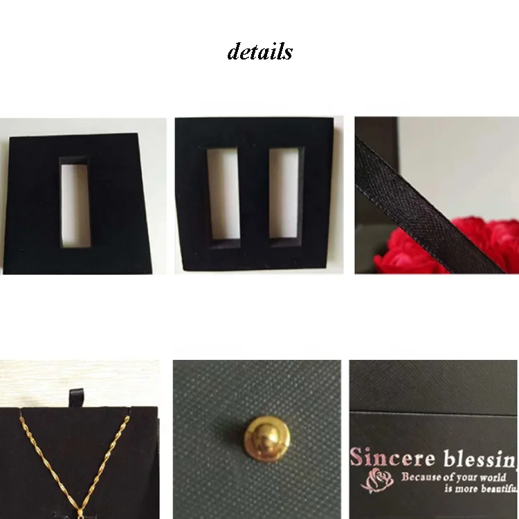 luxury design jewelry gift small wooden gift box