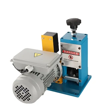 High speed home using small electric scrap copper cable stripping machine automatic scrap wire recycling stripper machine