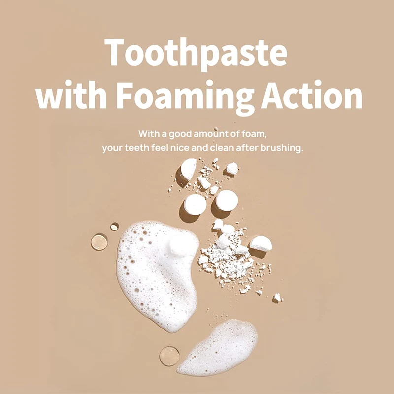 mint with fluoride oral healthy charcoal whitening oem toothpaste tablets