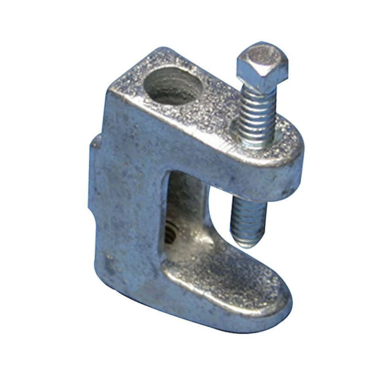 Universal Reversible 3/4In Adjustable Stamped Uncoated Steel Beam Clamps