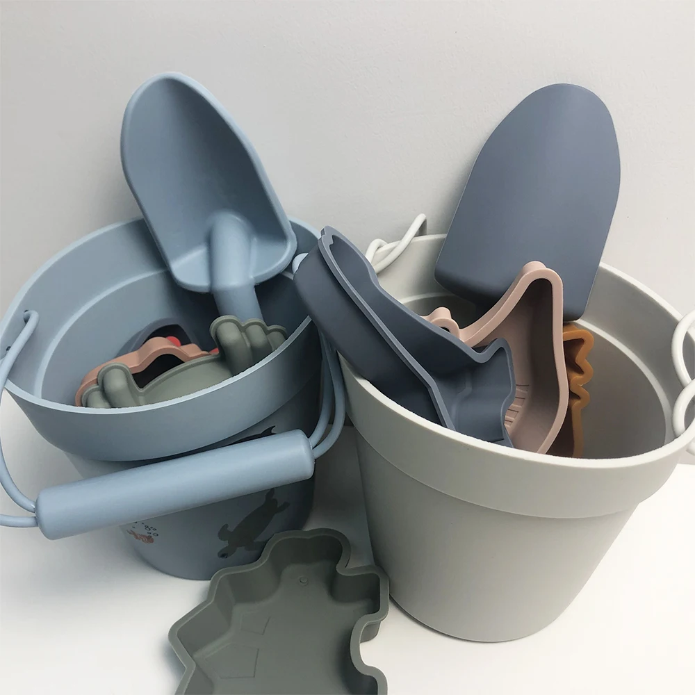 MHC Educational Soft Silicone Beach Castle Toy Set Summer Outdoor Game Toys for Kids & Babies Miniature Beach & Sand Scene