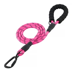 Professional Manufacturer Pet Rope Leash Reflective Strap with Premium Space Aluminum Hook