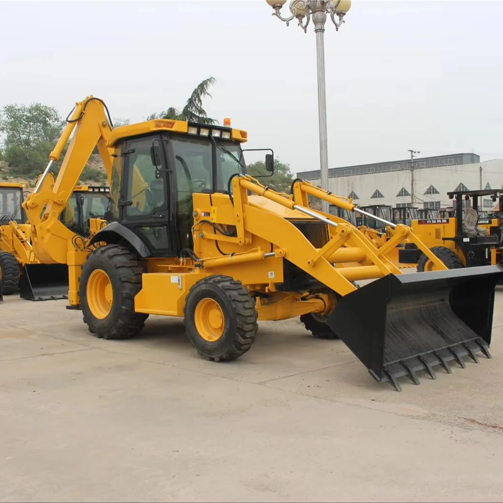 Compact earth Moving Machinery Hot sale 388 Backhoe loader Chinese 2.5 ton tractor end loader Top brand backhoe loader for digging