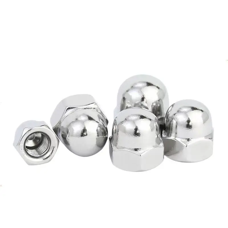 China Supplier Hexagon Domed Cap Nut Din 1587 Connector Cap Nuts And Bolts
