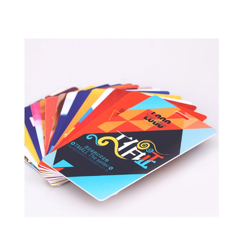 
Printable PVC Plastic Business Visiting Card cmyk rfid pvc visiting access card 