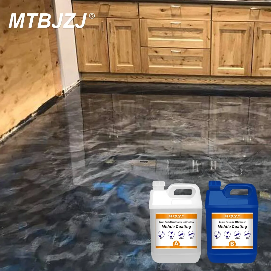 Metallic Epoxy Resin 3D Flooring