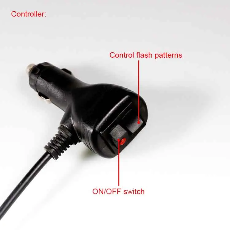 38 Inches 12V 36W Red Blue Amber White Green LED Strobe Light Flashing Light Emergency Car Tow Truck Roof Top Light Bar