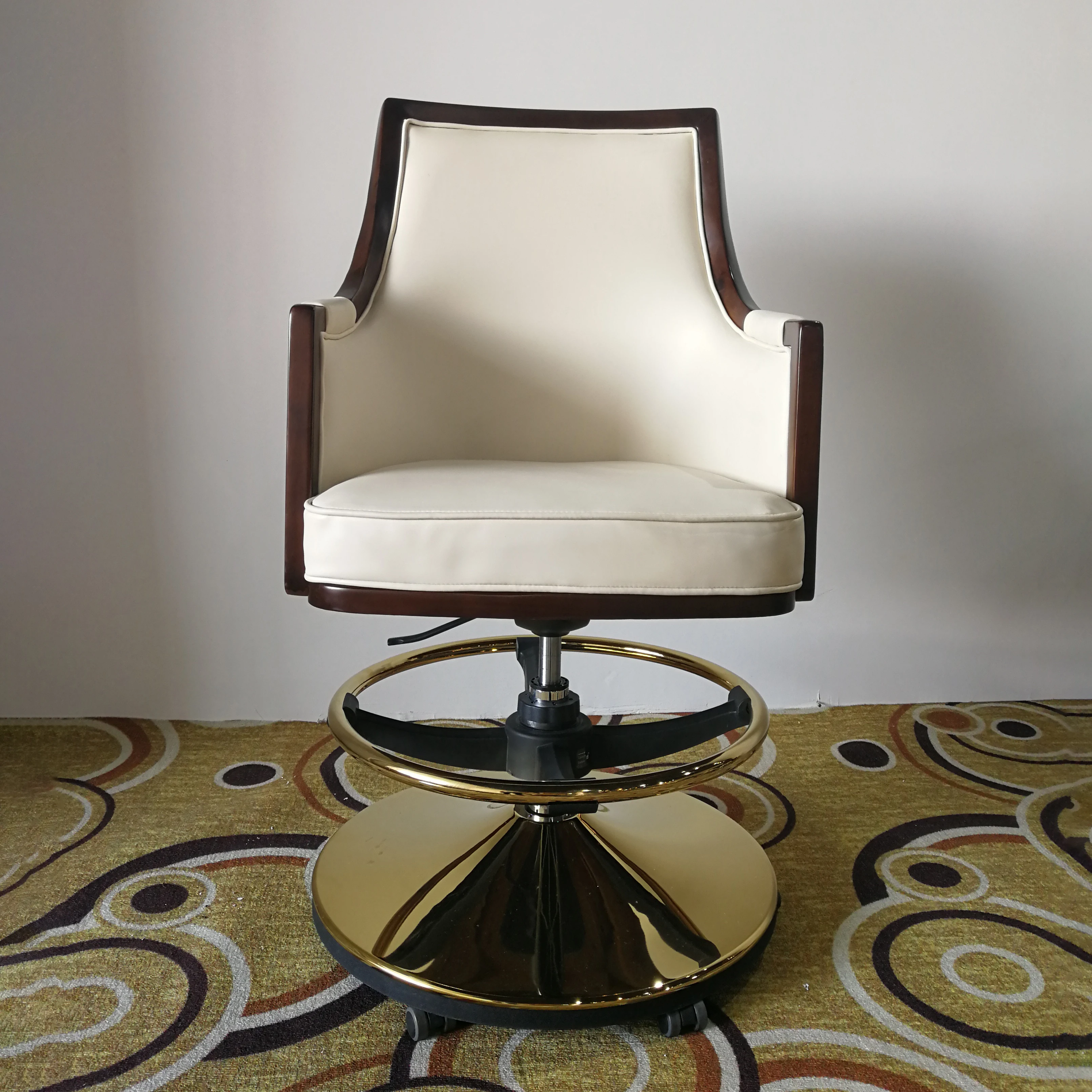 Wholesale VIP Casino Chair Adjustable Slot Machine Chairs Swivel Synthetic Leather Casino Chairs