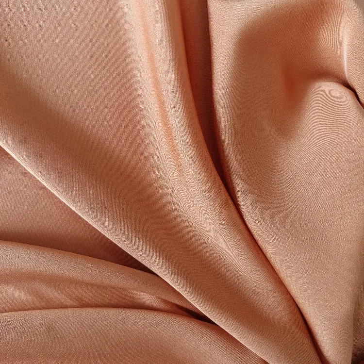 
wholesale 19 mm high quality CDC plain dyed Washable Stretch Silk Fabric 