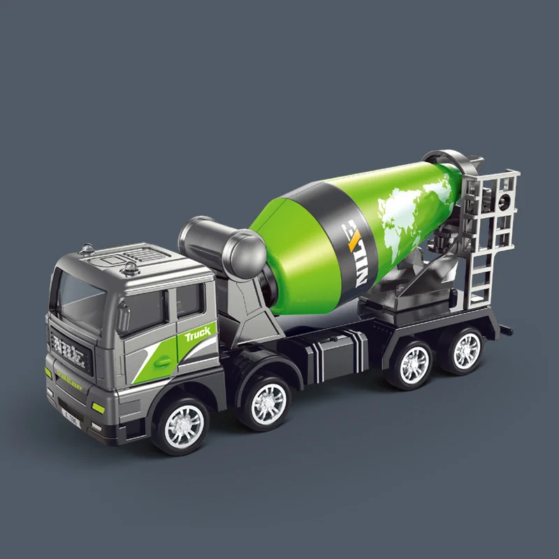 kids Excavator Construction Truck Mixer Truck die cast metal truck and alloy sliding metal model car toy