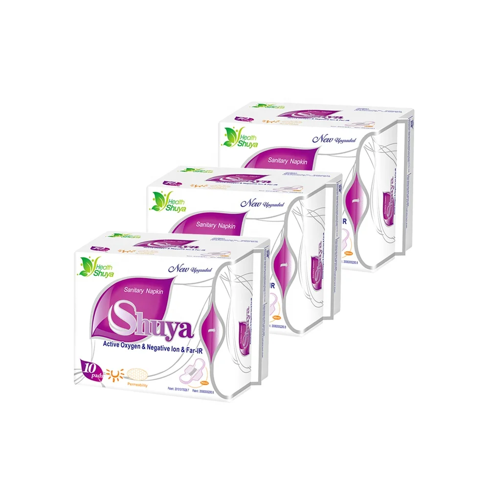 China Wholesale Naval Girl Lady Maxi Perforated Mesh Disposable Korea Anion Women Menstrual Pad Heavy Duty Sanitary Napkin