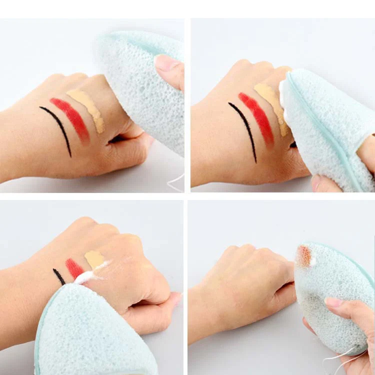 Mini Finger Air Cushion Puff Multi colored Convenience Makeup Sponge For Women