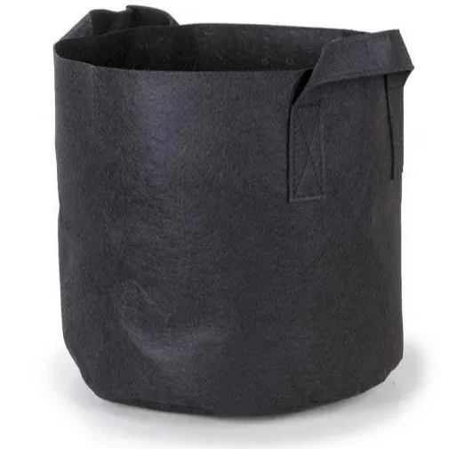 Фетровые пакеты для выращивания растений, 5, 7, 10, 20 галлонов, 5 упаковок, горшки для выращивания растений, 300 г, утолщенная аэрационная ткань, пакеты для глубокого выращивания растений