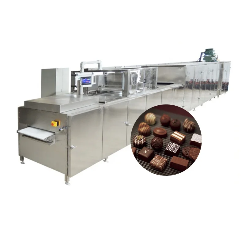 LST full automatic high capacity center filled chocolate production line