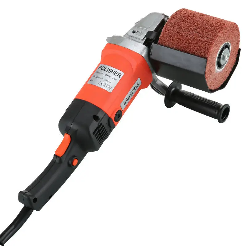 High Power Adjustable Mini Rotary Electric Orbital Floor Car Polisher Metal Wood Surface Mirror Wire Drawing Polishing Machine