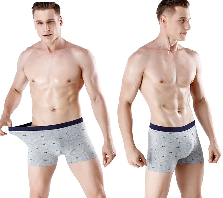 Hot Sale Sexy Men Seamless Cotton Boxer Spandex Nylon Gentlemen Underwear Brief