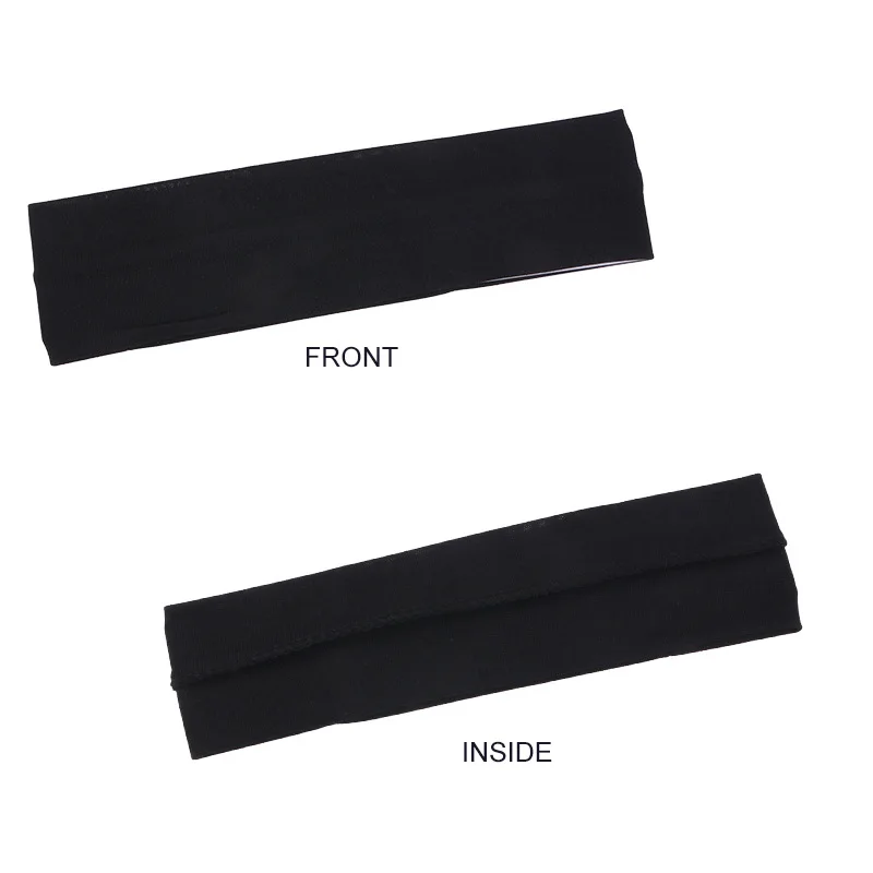 Wholesale Custom Logo Hair Accessories Colorful Solid Stretchy Head Band Sweat Bands Sport Yoga Headbands Hair Band For Adult