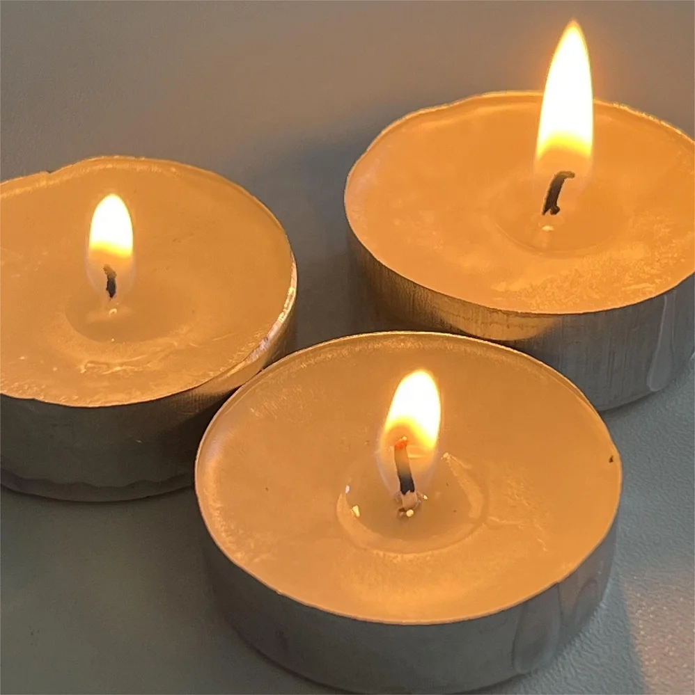 Tea light candles tray teapot food warmer candles set 4hours burning time paraffin wax
