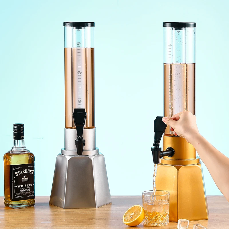 Wholesale Diamond base Beer Draft Dispensers Popular Tower 3 Liter Juice Portable Drink Dispenser