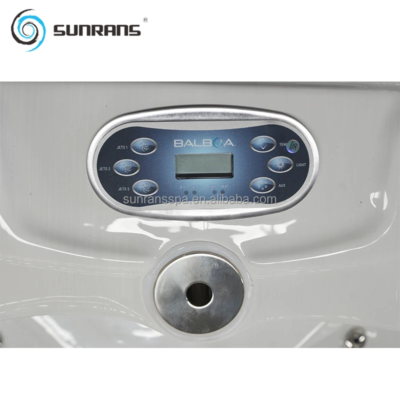 Sunrans high quality swim spa endless pools acrylic balboa swimming pool outdoor for family uesd