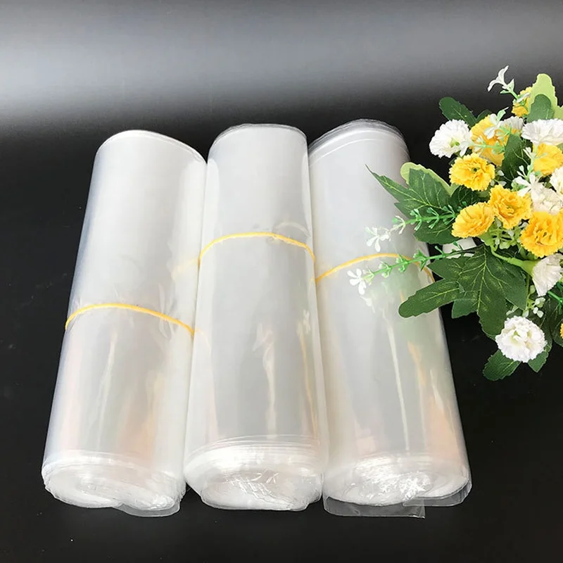  Guzex 6X8.5 inch PVC Heat Shrink Wrap Bags 100 Gauge Clear Film for Bath Bomb Soaps Gifts Bottles Dust-proof