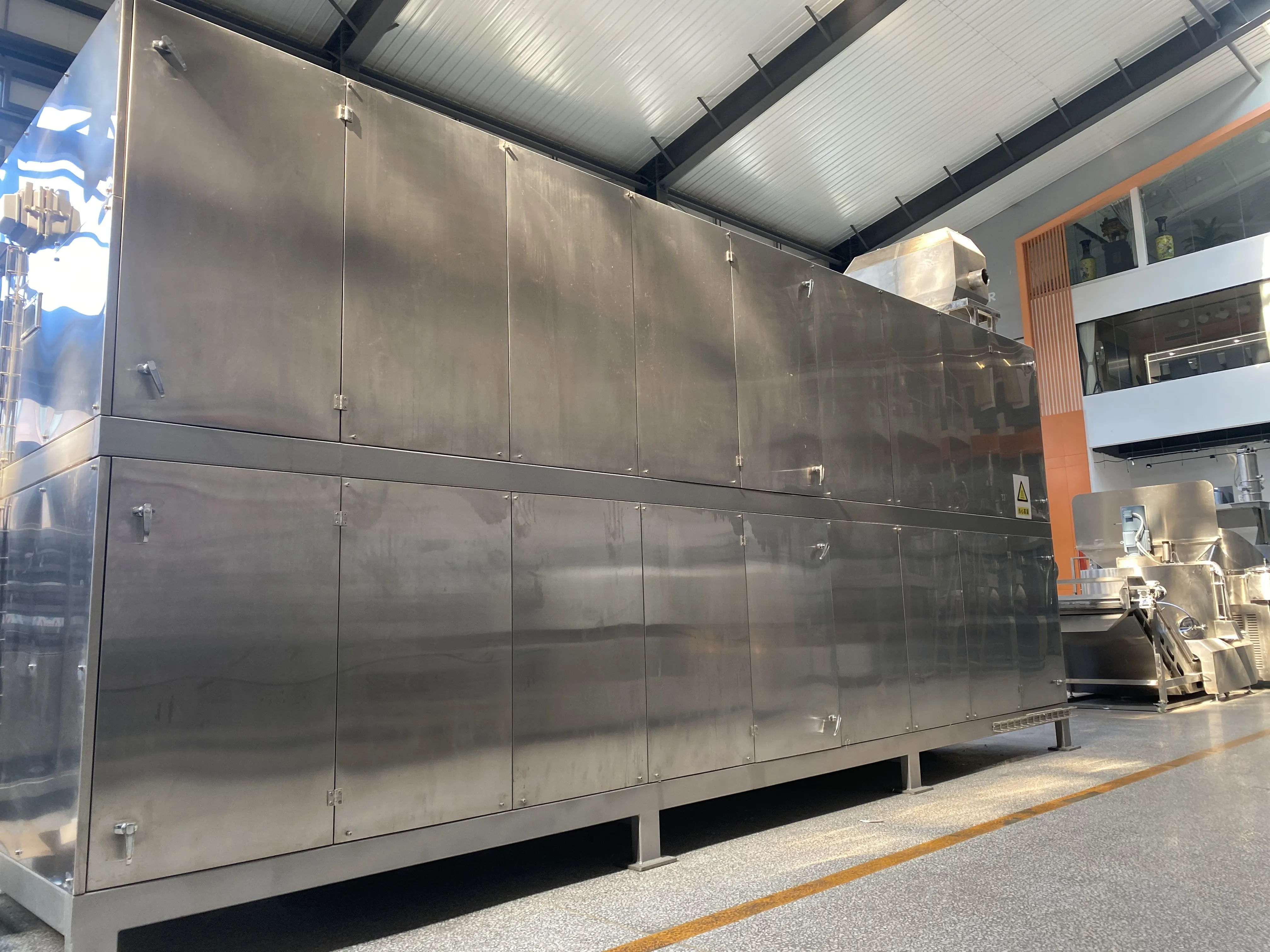 breakfast cereal grain construction machine corn puff core filled snack food production line breakfast cereal extruder machine