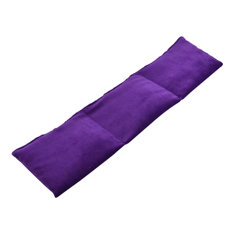 Customized Natural Reusable Winter Moist Herbal Lavender Flaxseed Therapy Microwave Shoulder Neck Heating Pack For Pain Relief