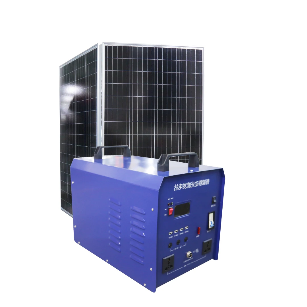 All In One 2KW 3KW 2000W 3000W 2000 3000 Watt Portable Lithium Station Solar Power Generator System With Panel