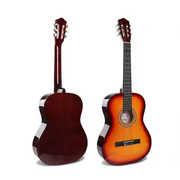 Musical Instruments Wholesale Cheapest  Price Nylon String Colored Classical Guitar (ACG39-01A)