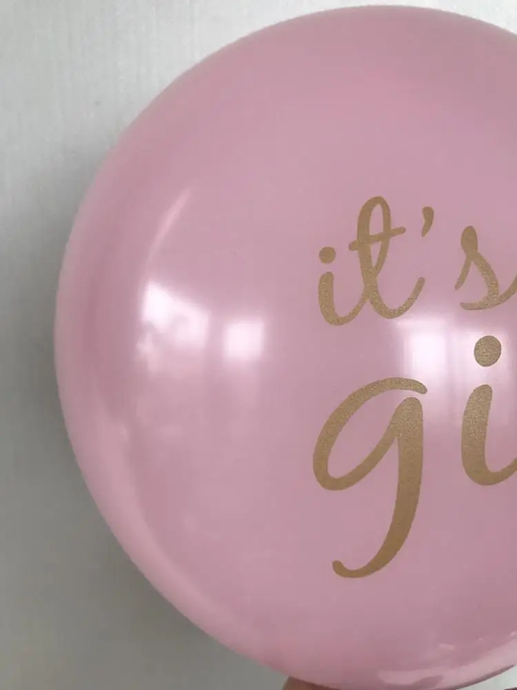 100 Pcs/Bag Three Color  Printing Gold Love Or Oh Baby 12 Inch Latex Balloon Inflatable Air Balloons Wedding Decoration Balloon