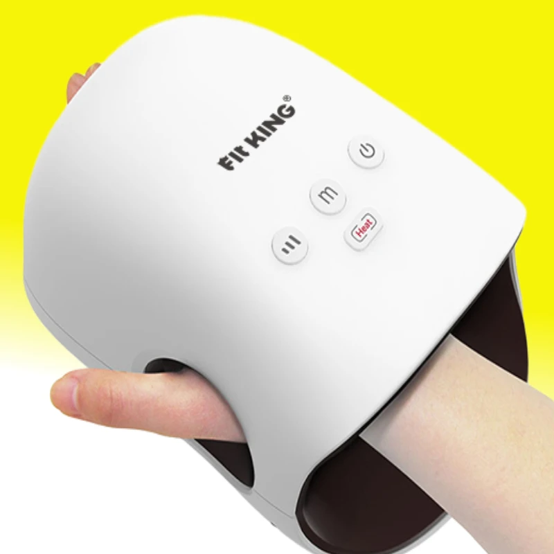 OEM Hand Massager with Heat Women Rechargeable Kneading Massage Finger Numbness Air Compression Cordless Electric Hand Massager