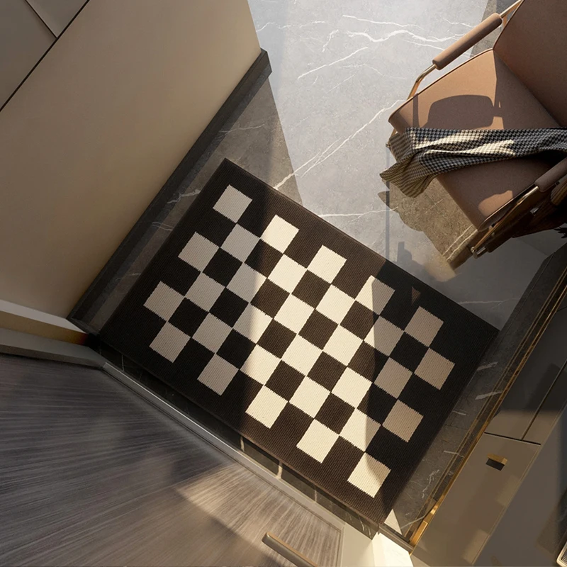 Customized Pp Carpet Home Use Wilton Design Machine Tufted Pp Carpet Home Use Area Carpts Game Check Chess Rugs