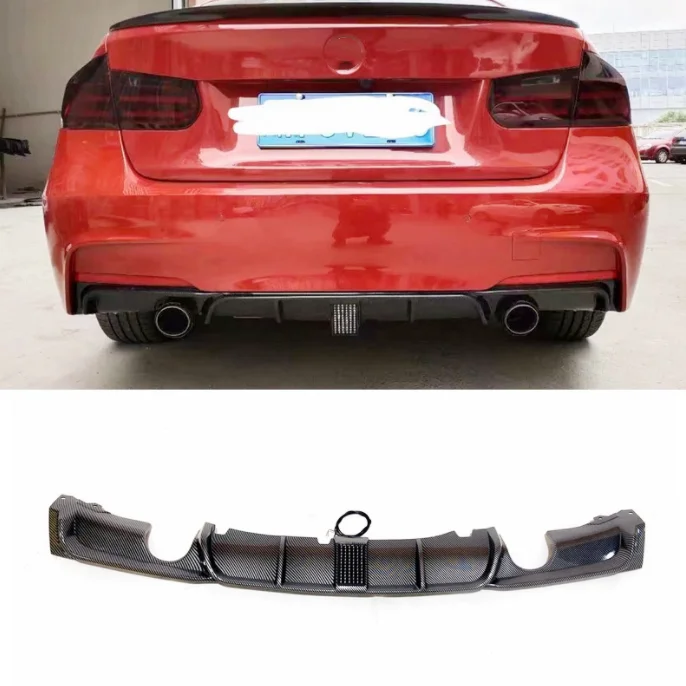 BMW F30 Accessories Rear Bumper Lip With Light For BMW 3 Series F30 F35 Upgrade MP BMW F30 Rear diffuser