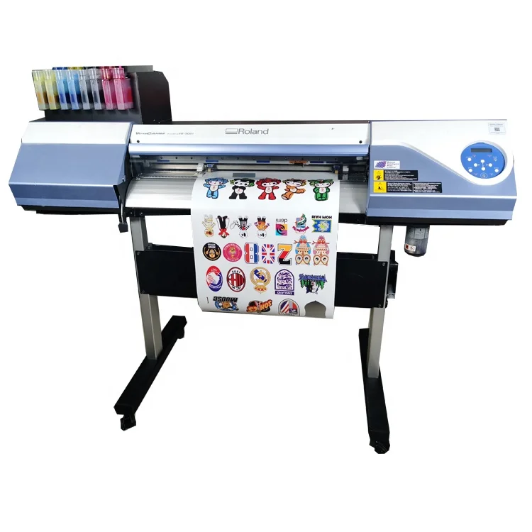 rebuilt good condition used roland vs300i printer cutter machine  for Print width 736mm